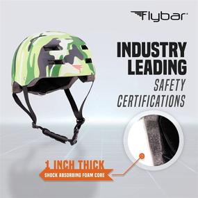 img 3 attached to Flybar Certified Skateboard Adjustable Helmet