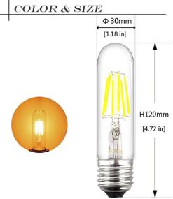 img 1 attached to Bonlux Dimmable Tubular Filament Showcase