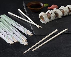 img 1 attached to 🥢 Convenient Individually Wrapped Disposable Chopsticks for Food Service: Premium Quality Equipment & Supplies