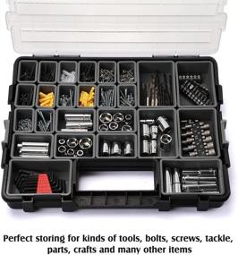 img 1 attached to MIXPOWER 16 5 Inch Organizer Compartments Multi Purpose
