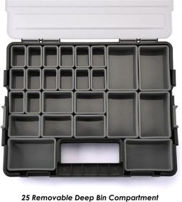 img 2 attached to MIXPOWER 16 5 Inch Organizer Compartments Multi Purpose