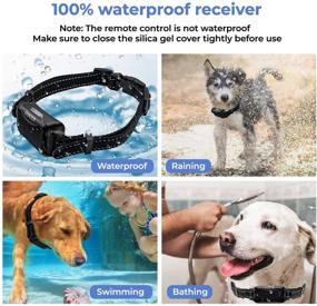 img 1 attached to 🐶 UOKIER Dog Training Collar: Rechargeable Waterproof E Collar with Remote for Small, Medium & Large Dogs - Gentle Shock Feature, 1600 Ft Range