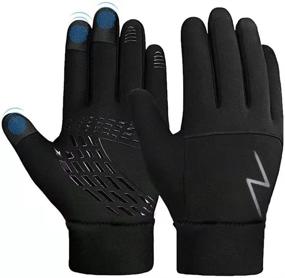 img 4 attached to ❄️ YukiniYa Kids Winter Gloves: Anti-Slip, Warm Fleece, Water Repellent, Touchscreen - Boys & Girls 3-15 Years