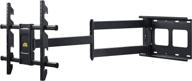 📺 forging mount long arm corner tv mount: full motion wall mount for 42"-86" tvs, extends 36", holds 150lbs, vesa 600x400mm, hdmi cable included logo