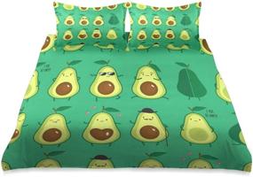 img 2 attached to Bedding Avocado Sheets Cartoon Pieces