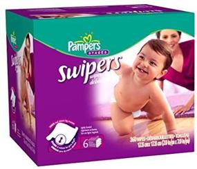 img 3 attached to Pampers Swipers Refills 60 Count Packages