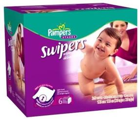 img 1 attached to Pampers Swipers Refills 60 Count Packages