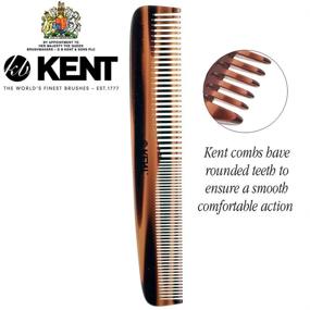 img 2 attached to 🔥 Kent 9T Pocket Comb & Hair Straightener: Wide & Fine Tooth Comb for Hair Care, Beard Straightening, Detangling, and Styling