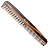 🔥 kent 9t pocket comb & hair straightener: wide & fine tooth comb for hair care, beard straightening, detangling, and styling logo