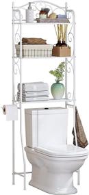 img 4 attached to 🚽 Function Home 3-Tier Over-The-Toilet Bathroom Space Saver: Efficient Bath Storage Solution for Essentials, Linens, and Planters