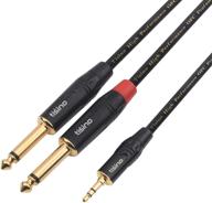 tisino stereo y splitter cable breakout home audio logo