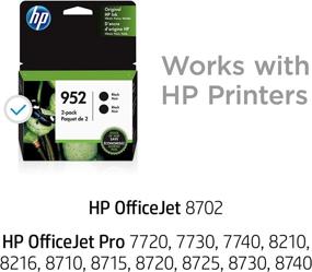 img 3 attached to HP 952 Ink Cartridges Black, Compatible with OfficeJet Pro 7700, 8200, 8700 Series - 3YP21AN