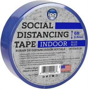 img 1 attached to IPG INDOOR Social Distancing Tape Occupational Health & Safety Products