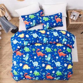 img 2 attached to Macohome Dinosaur Microfiber Envelope Pillowcases Kids' Home Store