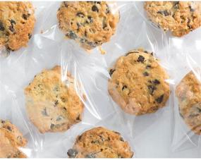 img 3 attached to Premium Self-Sealing Cellophane Bags - 4x6 Inch Cookie Bags, Clear Resealable & Self-Adhesive, 100 Pcs