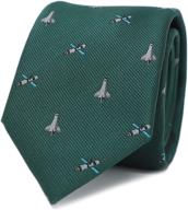 mendepot airplanes necktie aircraft aviation men's accessories for ties, cummerbunds & pocket squares logo
