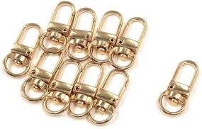 img 2 attached to 🔗 MTMTOOL Gold Swivel Trigger Clips: 10-Pack Handbag Chain Buckles for Pets