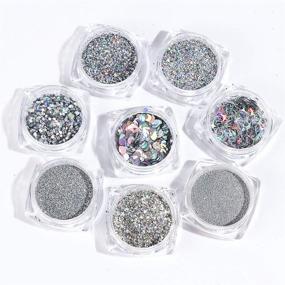 img 1 attached to Holographic Supplies Glitters Decoration Manicure