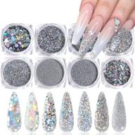 holographic supplies glitters decoration manicure logo