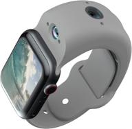 📷 wristcam: apple mfi-certified модульная камера для apple watch - 8mp + 2mp камеры, фото 4k, видео 1080p, память 8 гб, wifi, bluetooth 5 - лимитированная серия серого цвета, 38 мм-40 мм. логотип