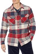 men's clothing and shirts: pendleton sleeve super burnside flannel logo