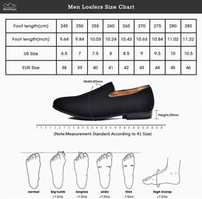 img 1 attached to Stylish and Comfortable Men's 👞 Leather Loafers: Modern Moccasins for Fashionable Gentlemen