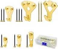 🖼️ termath 245 pack picture hangers kit: professional heavy duty hooks for home/office decor logo
