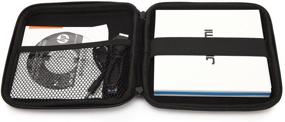 img 3 attached to KAYOND Portable Hard Travel Storage Case for External USB, DVD, CD, Blu-ray Drives - Gray: Ideal Carrying Solution for Writers and Optical Devices