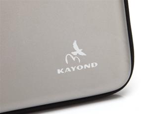 img 1 attached to KAYOND Portable Hard Travel Storage Case for External USB, DVD, CD, Blu-ray Drives - Gray: Ideal Carrying Solution for Writers and Optical Devices