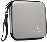 kayond portable hard travel storage case for external usb, dvd, cd, blu-ray drives - gray: ideal carrying solution for writers and optical devices logo