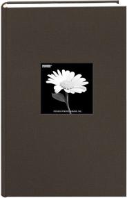 img 3 attached to 📸 Stylish and Functional Fabric Frame Photo Album with 300 Pockets, Perfect for 4x6 Photos in Warm Mocha