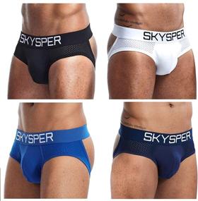 img 4 attached to SKYSPER Jockstrap Breathable Underwear Supporter Men's Clothing for Active