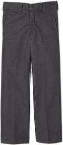 img 2 attached to 👖 Dapper and Durable: Dickies Boys' Slim Straight Pant for Ultimate Style and Comfort