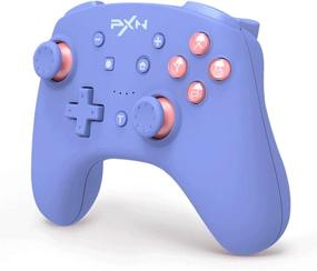 img 4 attached to 🎮 PXN 9607X Wireless Controller for Nintendo Switch/Switch Lite - Pro Controller Alternative with Amibo Support, Turbo, Screenshot, Motion and Vibration Function - Blue