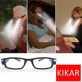 img 1 attached to 👓 LED Reading Glasses with Case - KIKAR Brand