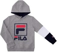 fila heritage unisex brushed sweatshirt boys' clothing logo