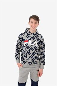 img 1 attached to Fila Heritage Unisex Brushed Sweatshirt Boys' Clothing