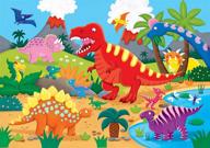 🦕 inch-sized dinosaur floor puzzle pieces логотип