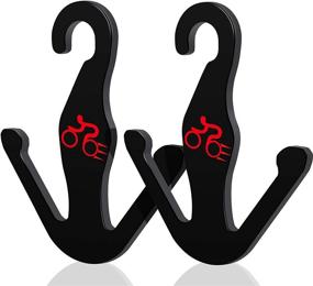 img 4 attached to Metal Shoe Hangers – 2 Pack Shoe Holder with Double Hooks for Peloton Bike/Bike+ Accessories