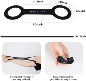 img 1 attached to 🏃 MAGDON (2 pack) Water Bottle Carrier Grip, Water Handle Grip, Cup Strap | Soft Band Holder Strap for Handheld Bottle | Ideal for Running, Cycling, Gym, Jogging