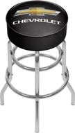 🪑 padded swivel bar stool by chevrolet logo