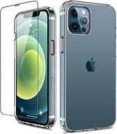 💪 giika clear full body shockproof iphone 12 pro max case with screen protector and tpu bumper cover – ultimate protection logo