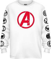 👕 men's marvel avengers endgame captain longsleeve apparel for better performance in shirts logo