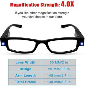 img 1 attached to Readers Magnifying Magnifier Eyeglasses Nighttime Vision Care and Reading Glasses