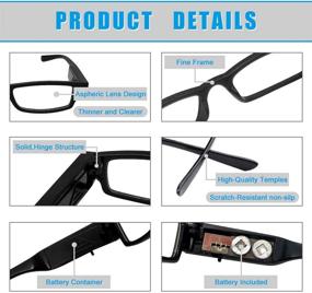 img 2 attached to Readers Magnifying Magnifier Eyeglasses Nighttime Vision Care and Reading Glasses