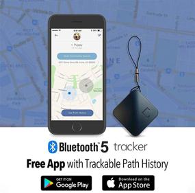 img 2 attached to 🔑 CellBee Bluetooth Ключенакопитель: Умный трекер сигнализации для детей, животных и других - водонепроницаемый, сменный аккумулятор - совместим с устройствами умного дома - 1 упаковка (черный)