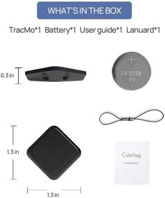 img 3 attached to 🔑 CellBee Bluetooth Ключенакопитель: Умный трекер сигнализации для детей, животных и других - водонепроницаемый, сменный аккумулятор - совместим с устройствами умного дома - 1 упаковка (черный)