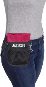 img 3 attached to COA Pro Treat Bag: Stylish Black/Red Pouch for Dog Training & Rewards