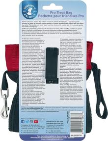 img 1 attached to COA Pro Treat Bag: Stylish Black/Red Pouch for Dog Training & Rewards