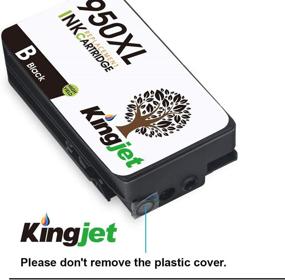 img 1 attached to Замена картриджа Kingjet для HP 950 950XL 951 951XL - 8 штук, совместимые 💡 с принтерами Officejet Pro 8600 8610 8100 8620 8630 8100 8625 8615 8660 8640 276dw 251DW 271DW.